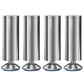 4 PCS Metal Furniture Legs Adjustable Stainless Steel Cabinet Feet for Bed Sofa Table