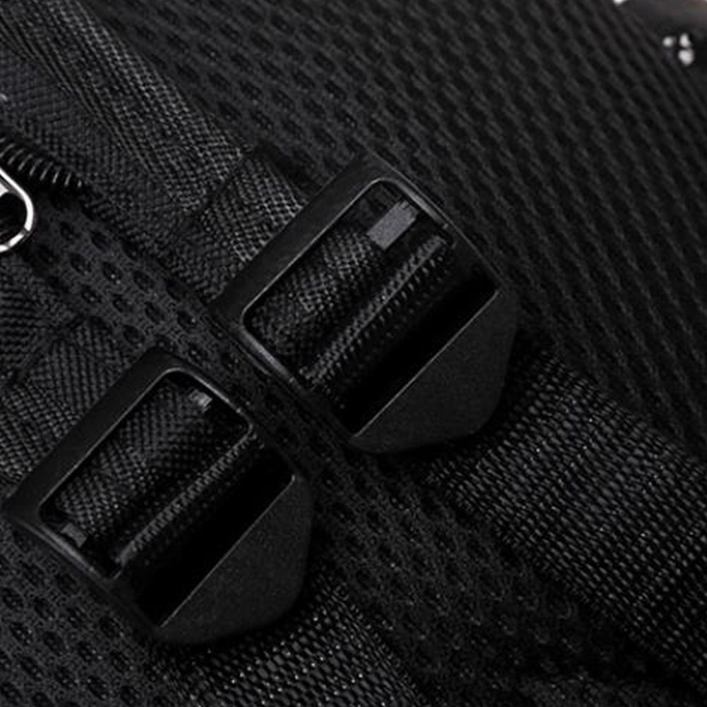 2Pcs Dual-use Water-resistant Chest Bag Outdoor Travel Shoulder Backpack