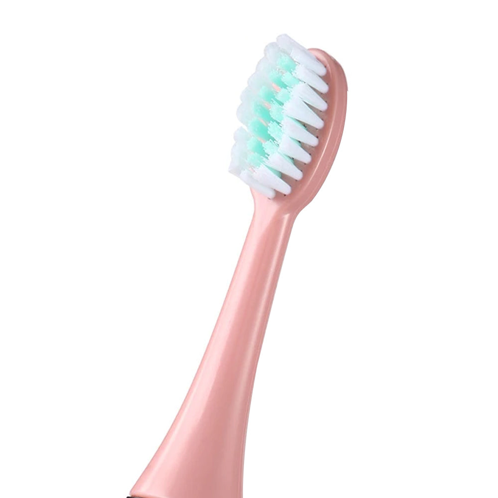 Cute Cartoon Electric Soft Toothbrush with 6 Replacement Electronic Toothbrush Heads