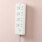 4PCS No-Drill Power Strip Holders Adhesive Wall Mount Socket Organizer