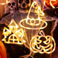 Halloween Window LED Light with Suction Cup Battery Operated-Pumpkin