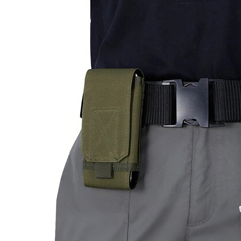 Tactical Molle Pouch for Smartphone Flip Top Outdoor Mobile Phone Pouch for Hiking Camping