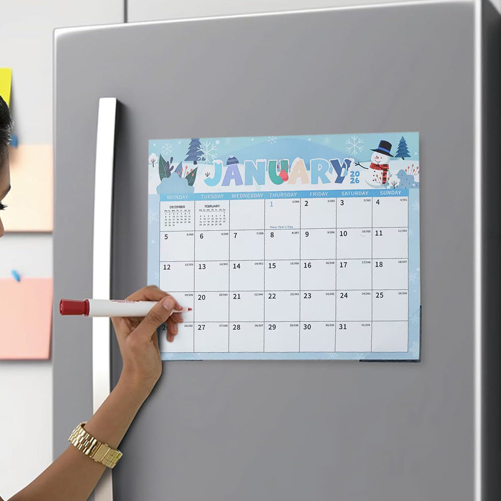 18-Month Planner Calendar for Fridge