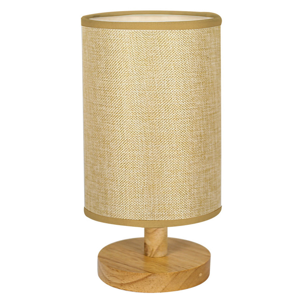 Small Bedside Night Table Lamp For Bedroom Minimalist Nightstand Lamp With Round Shade-Style 2