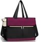 Lunch Tote Bag With Insulated Lunch Box Compartment For Travel And Leisure