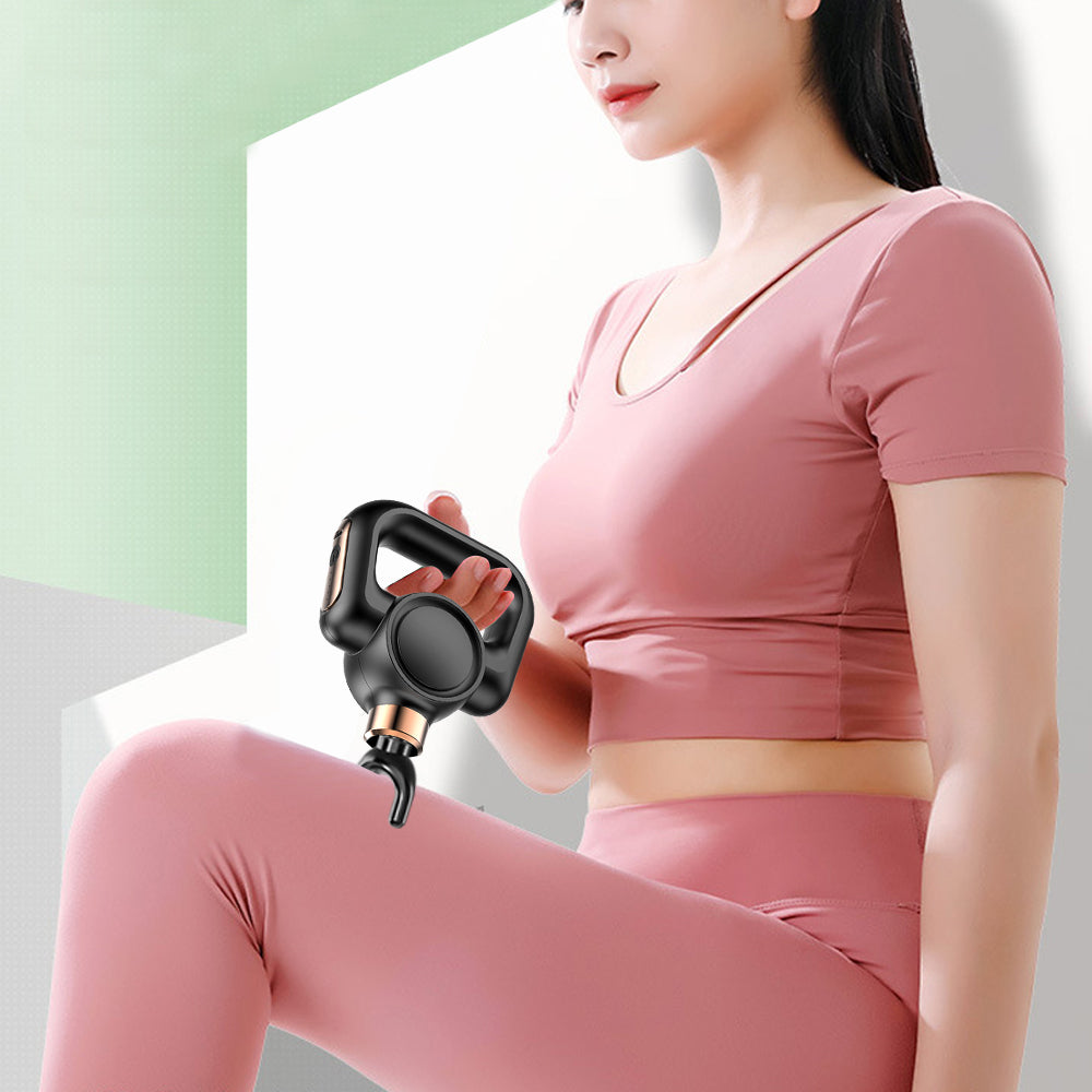 Handheld Muscle Massage Gun with Massage Belt and 4 Massage Heads