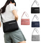 Multi-Pocket Splash-Proof Nylon Crossbody Shoulder Bag