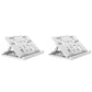 2Pcs Ergonomic Laptop Stand Notebook Tablet Holder