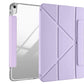 Anti-Bending PC Tablet Case with Multi-Angle Stand Pencil Holder for iPad