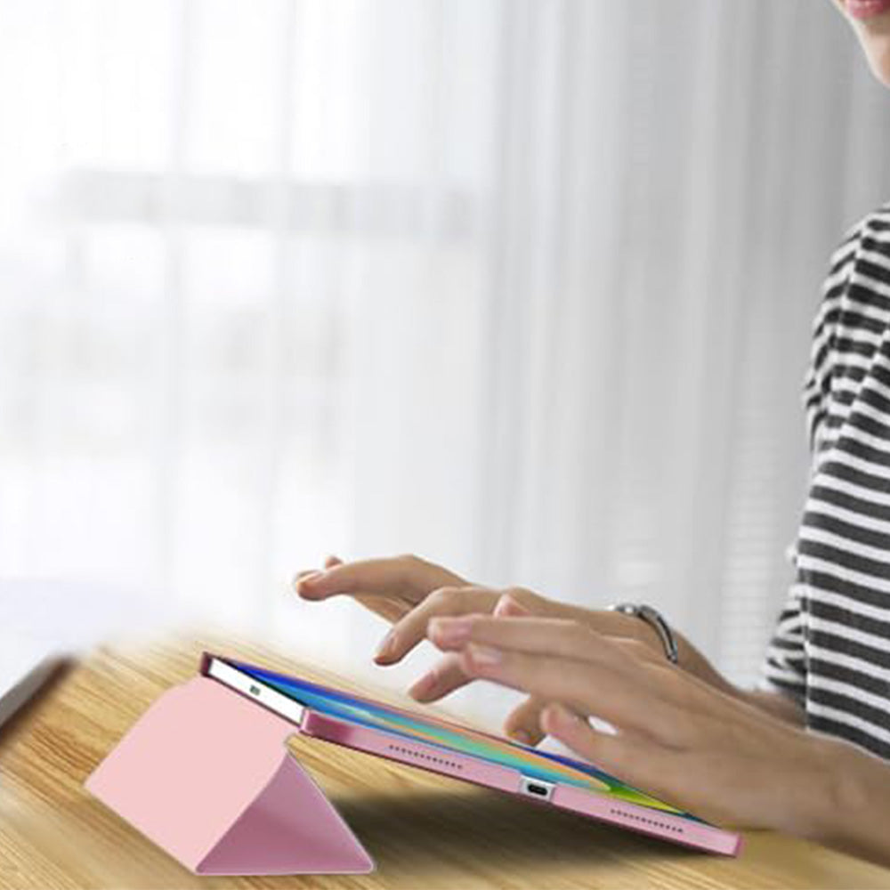 Compatible Case for iPad 10th 11th Gen A16 Tri-Fold Smart Cover Auto Wake Sleep