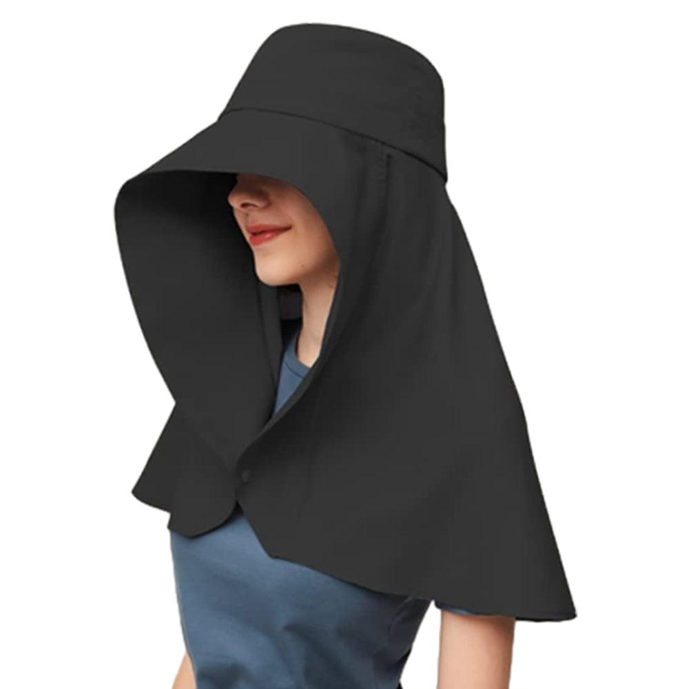 Sun Protection Wide Brim Outdoor Beach Neck Face Mask Cap