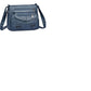 Retro Multi Pockets Crossbody Bag PU Leather Crossbody Shoulder Bag for Women