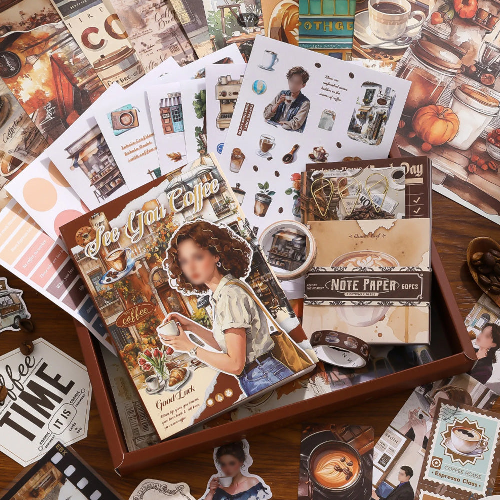Vintage Scrapbook Kit Bullet Junk Journal Kit with Journaling and Scrapbooking Supplies