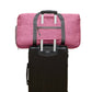 Large Foldable Travel Duffel Bag Carry On Shoulder Duffle Bag With Shoe Compartment