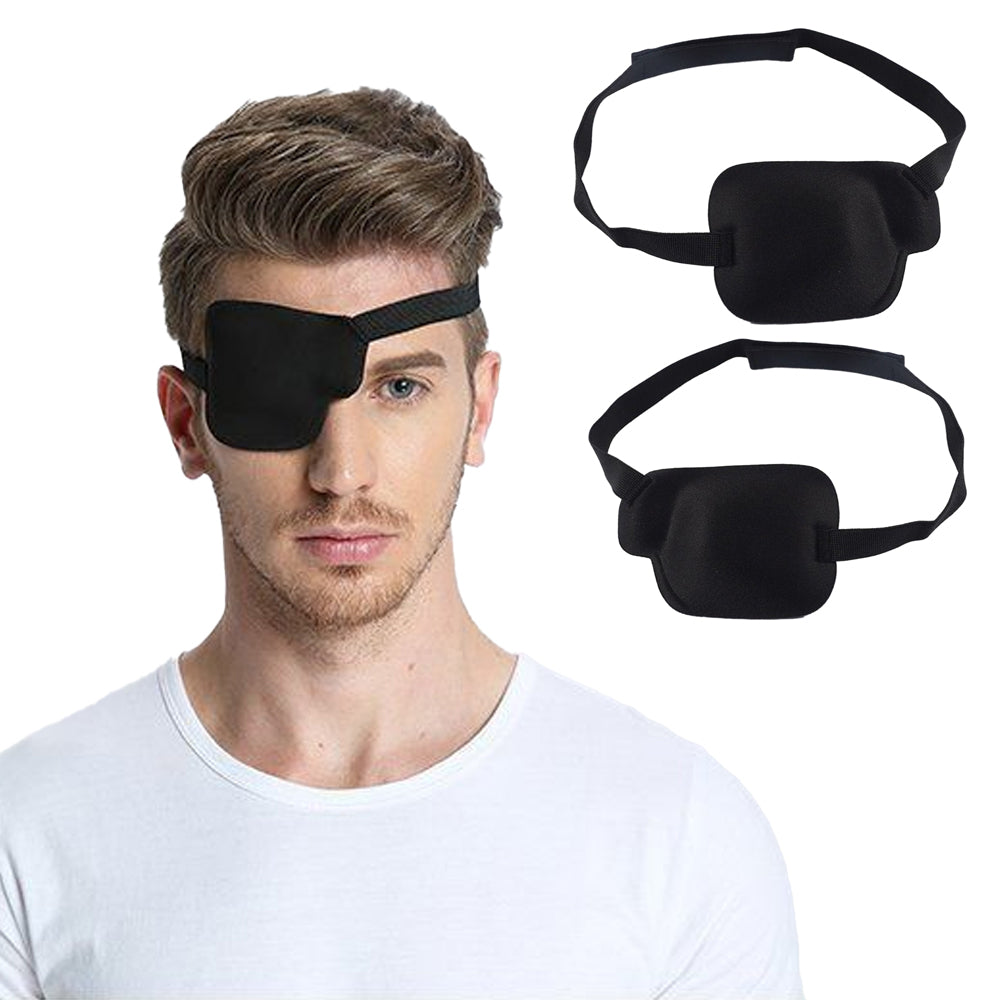 3D Single Eye Cover Adjustable Amblyopia Eye Masks-1 Right Eye and 1 Left Eye