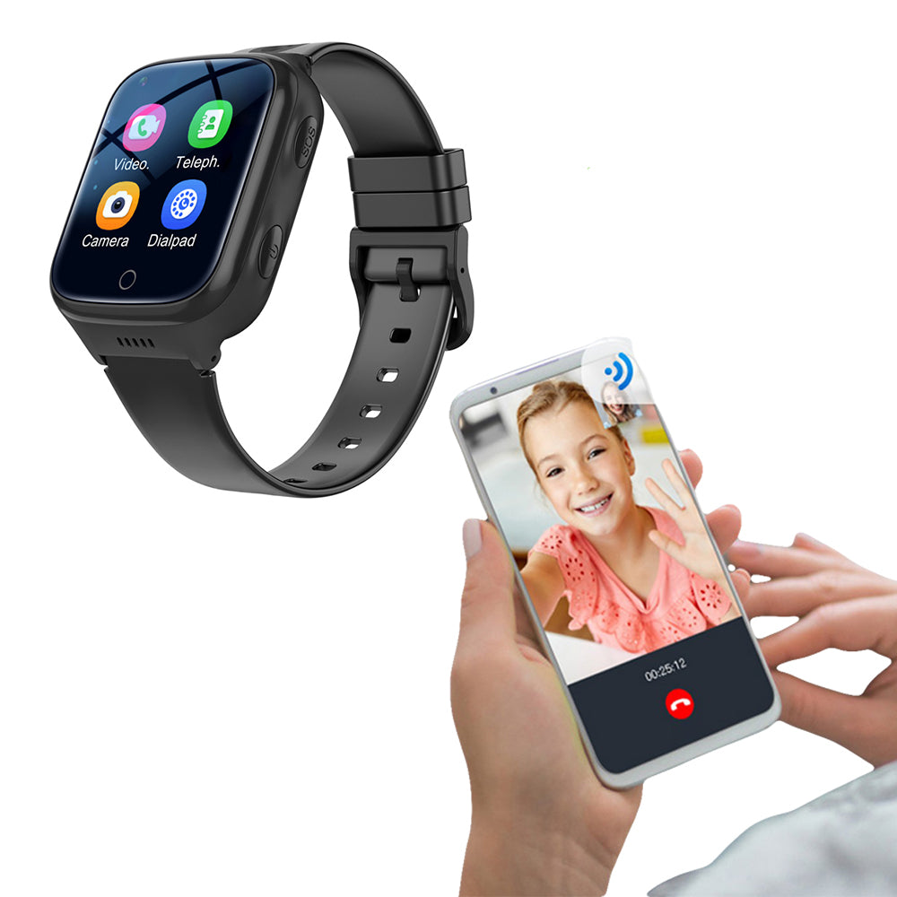 4G Smart Watch SOS Video Call Tracker Compatible with Android iOS