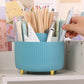 360 Degree Rotating Desk Organizer with 4 Slots For Pencil and Pen Holder