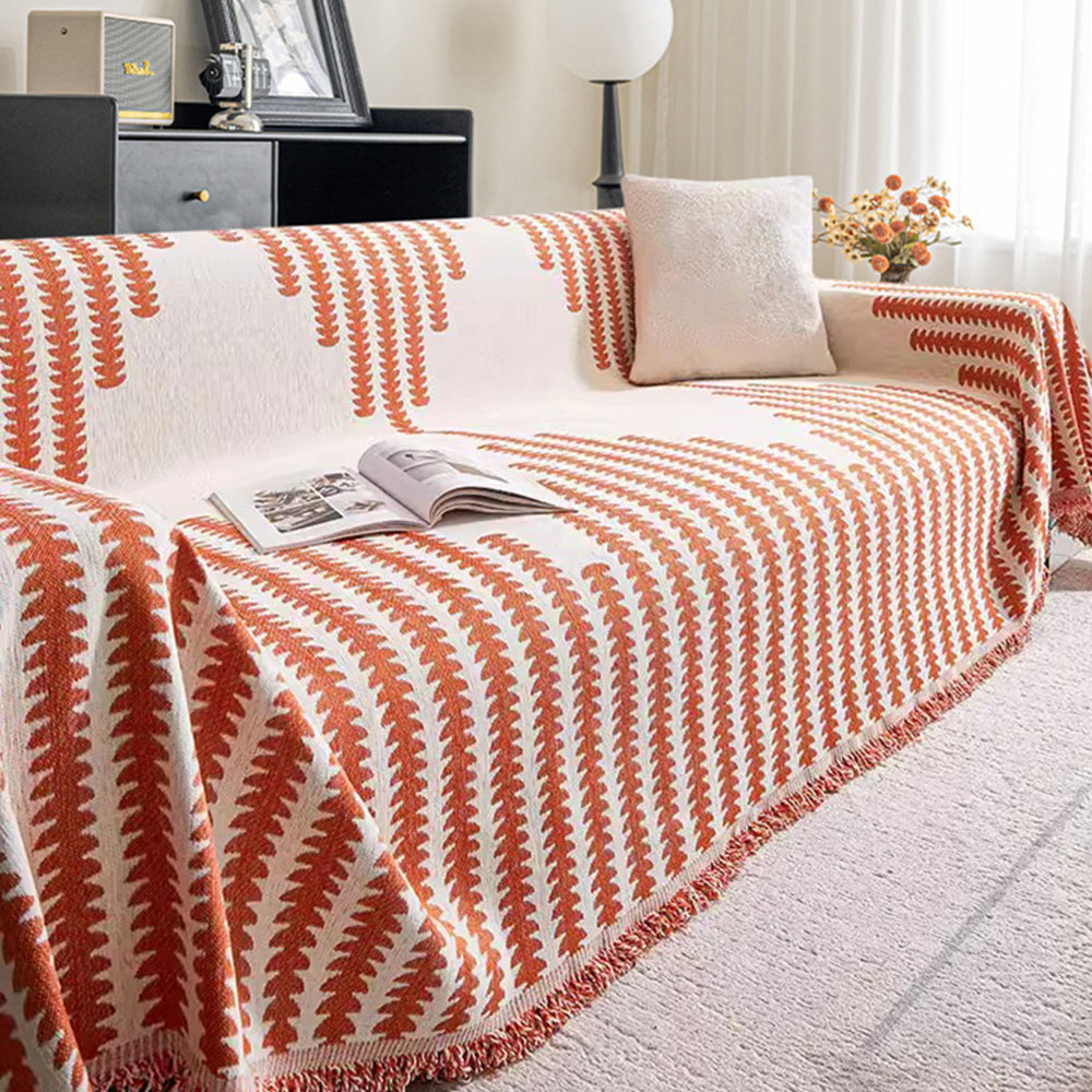 Reversible Double-Sided Minimalist Chenille Sofa Cover