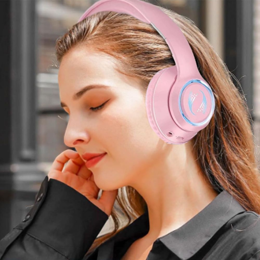 2Pcs Wireless Bluetooth Over-Ear Headphone with Noise Cancelling