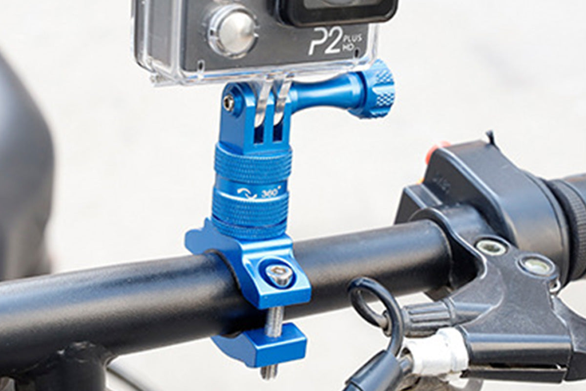 Aluminum Bike Handlebar Mount 360-degree Bicycle Mount for GoPro Hero 13 12 11