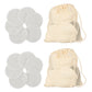 40Pcs Reusable Makeup Remover Pads with a Mesh Bag and Storage Box