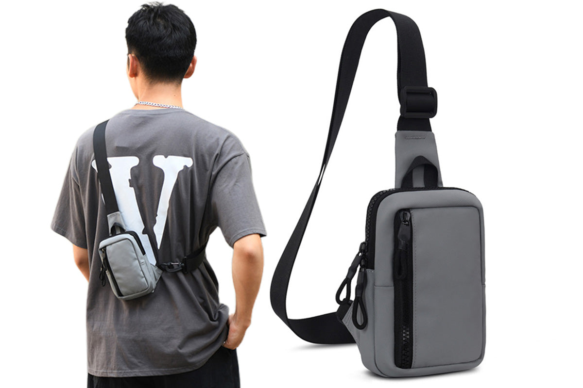 Mini Crossbody Sling Bag Travel Daypack Shoulder Bag for Running and Outdoor Use