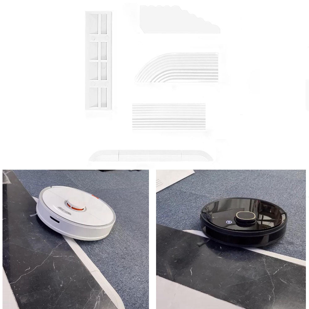 2 Sets 68.6CM Threshold Bars Step Ramp Kit For Robot Vacuum Cleaner