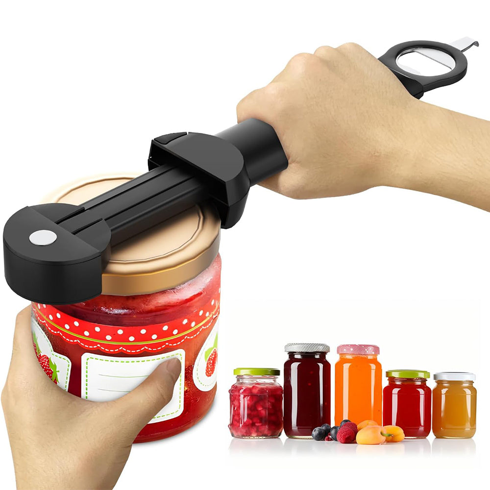Magnetic Wall Mounted Multifunctional Adjustable Bottle Lid Opener