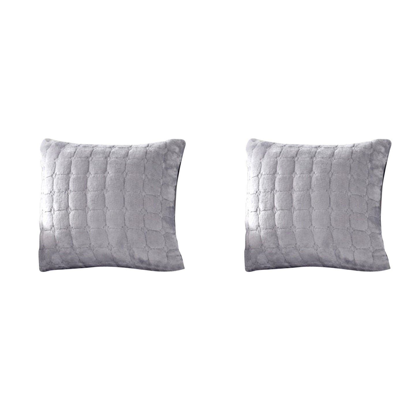 2Pcs Flannel Non-Slip Thickened Sofa Cushion Cover-Pillowcase