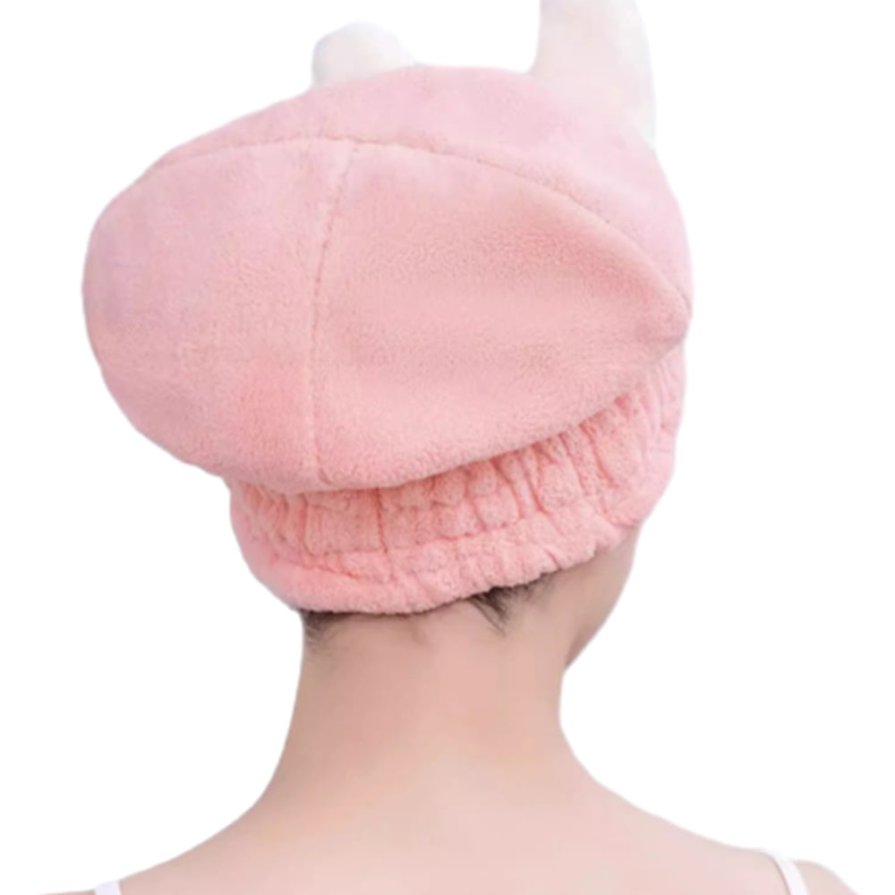 2Pcs Super Absorbent Wet Hair Fast Drying Towel Cap