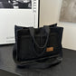 Large Canvas Tote Bag For Women With Compartments Crossbody Bag Purse Bag With Pockets
