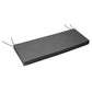 Thick Bench Cushion Porch Swing Cushion Backrest Ties Removable Cover Outdoor -Dark Grey
