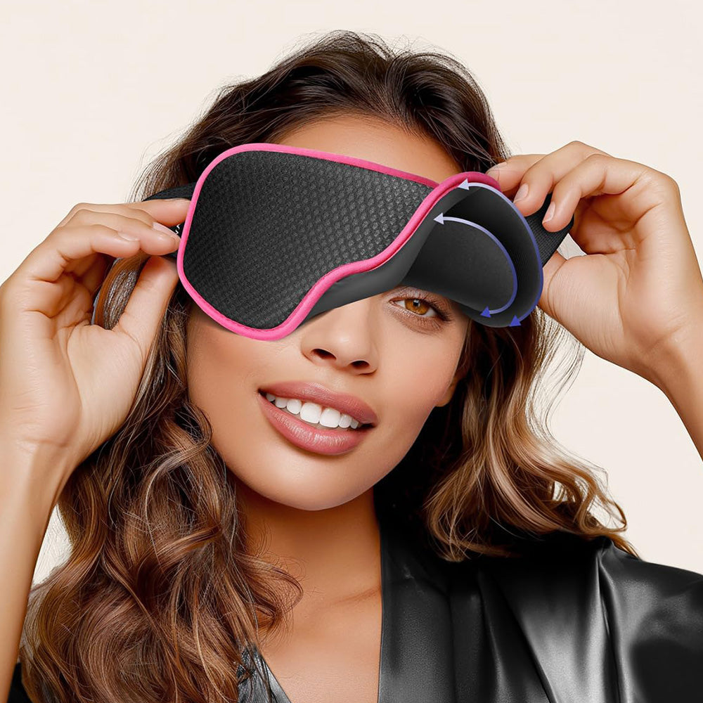 3D Blackout Eye Masks Soft Breathable Sleep Mask for Travel