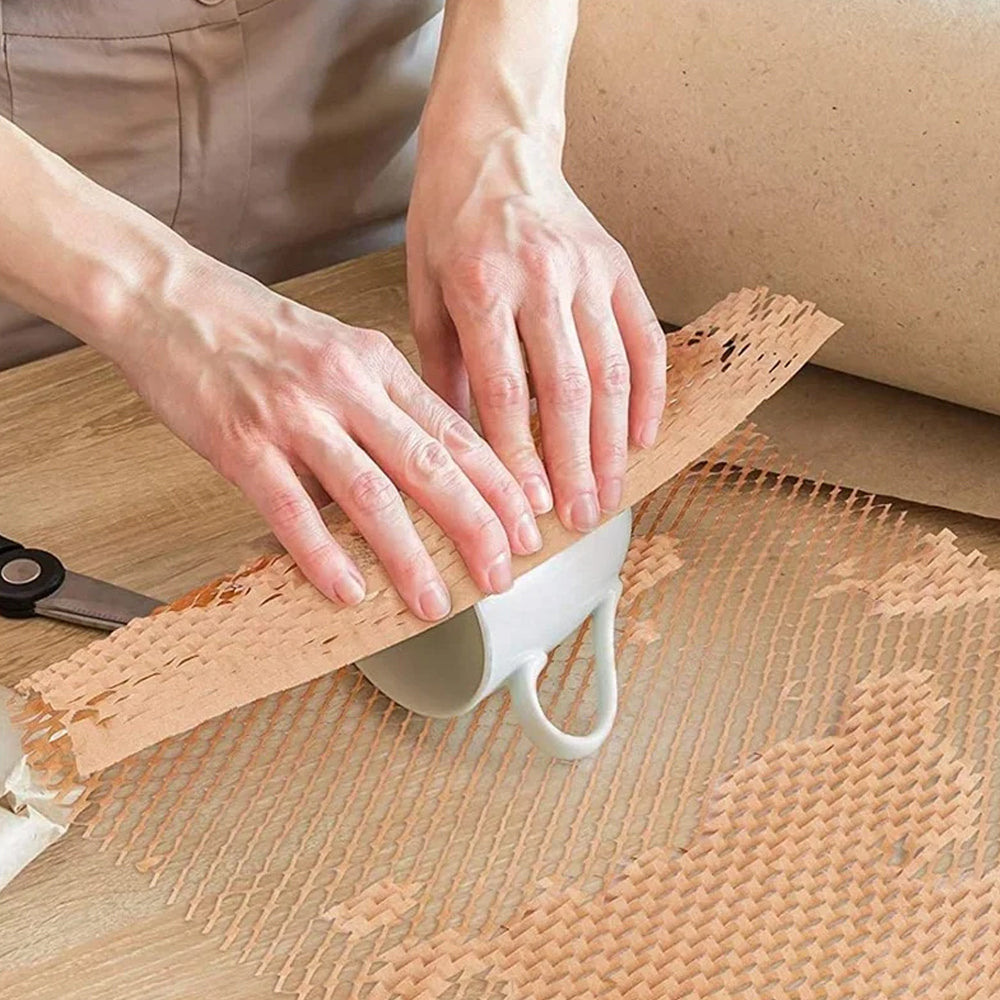 Honeycomb Anti-Collision Packing Paper