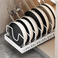 Pots and Pans Organizer Slide Out inside Cabinet Storage for Pot Lid Bakeware