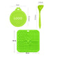 Silicone Dog Lick Mat with Spoon and Can Lid