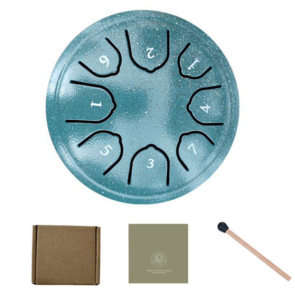 Rain Drum For Outside Mini Steel Tongue Drum Rain Chime 4.5 Inches 8 Notes