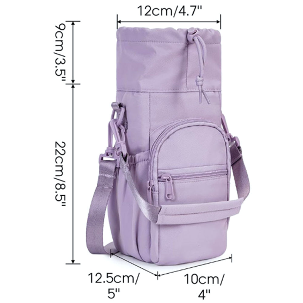2Pcs Water Bottle Sleeve with Adjustable Strap for 40oz Tumbler Cup Water Bottle