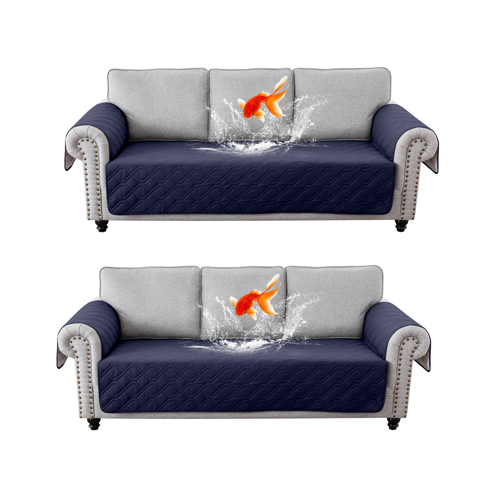 2Pcs Water Resistant Non-Slip Split Recliner Couch Cover Sofa Chair Slipcovers