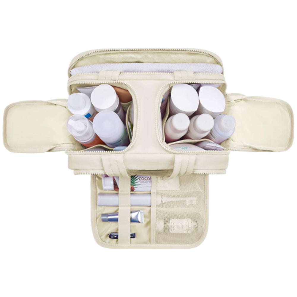 30x18.5x21CM Travel Toiletry Bag Wide-Open Makeup Storage Bag