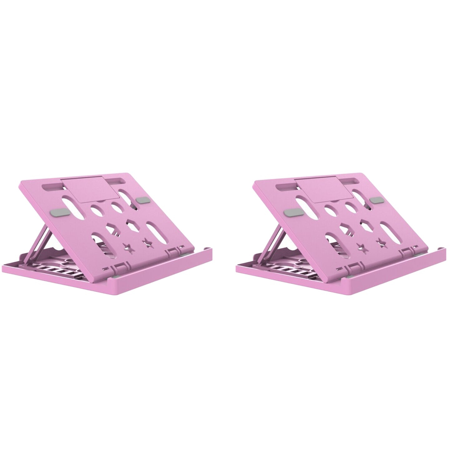 2Pcs Ergonomic Laptop Stand Notebook Tablet Holder