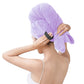 5Pcs Microfiber Hair Towel Wrap with Elastic Strap for Women