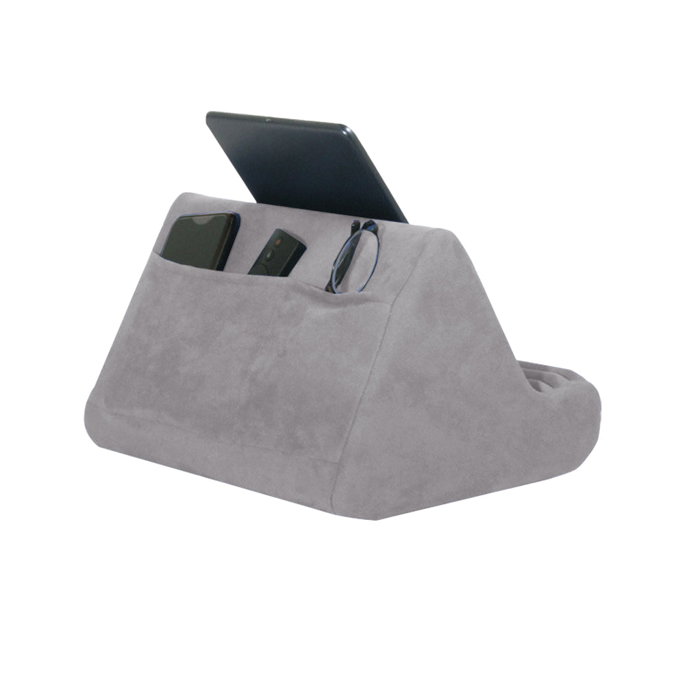 Multi-Angle Tablet Holder Compatible with iPads Lazy Holder Stand for Bed and Desk with 2 Pockets