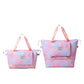 2Pcs Gradient Color Expandable Large-Capacity Travel Foldable Duffle Bag