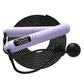 Detachable Smart Digital Jump Rope for Accurately Counts Jumps, Sets Goals and Monitors Progres
