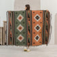 130x160cm Aztec Throw Blanket Bohemian Sofa Throw Blanket with Tassels