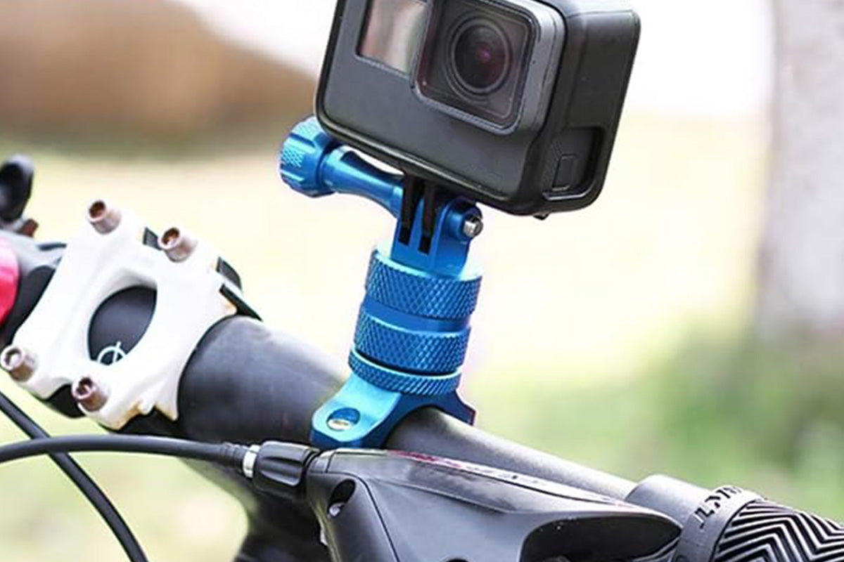 Aluminum Bike Handlebar Mount 360-degree Bicycle Mount for GoPro Hero 13 12 11