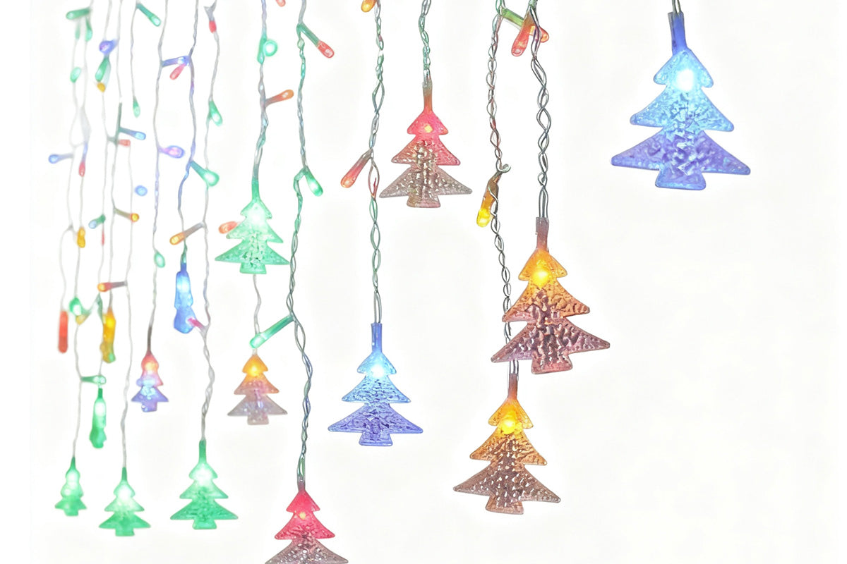 4m Curtain String Lights Waterproof Christmas Window Lights for Party Decorations