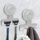 Stainless Steel Suction Cup Razor Holder Wall Mounted Bathroom Shaver Hook