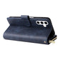 Wallet Leather Flip Cover for Samsung S26 Series with Card Slots Kickstand-Blue